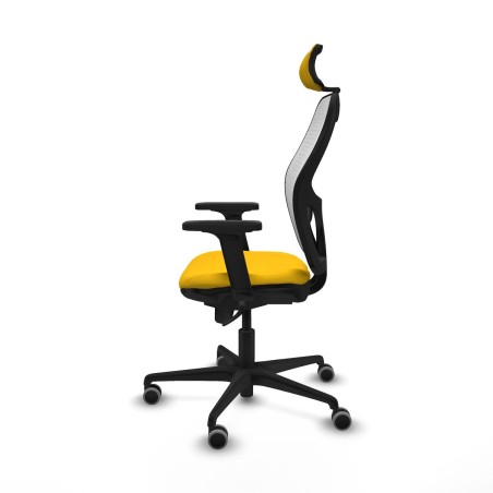 Chaise de Bureau avec Appui-tête Piqueras y Crespo 2D036G2 Jaune