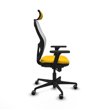 Bürostuhl mit Kopfstütze Piqueras y Crespo 3D036G2 Gelb 2