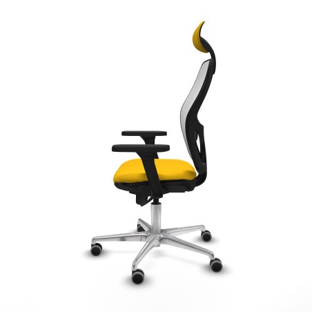 Chaise de Bureau avec Appui-tête Piqueras y Crespo 3D086G1 Jaune