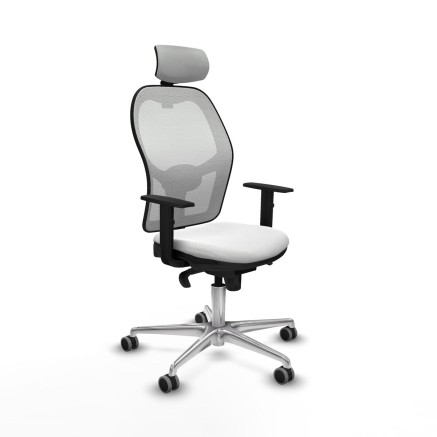 Bürostuhl mit Kopfstütze Piqueras y Crespo 1D086G2 Weiß