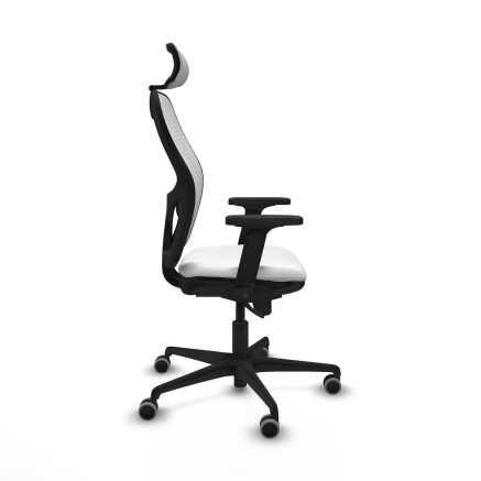 Office Chair with Headrest Piqueras y Crespo 2D036G2 White 2