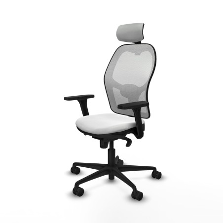Chaise de Bureau avec Appui-tête Piqueras y Crespo 3D036N2 Blanc
