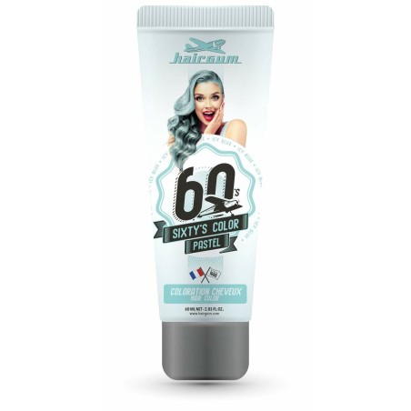Semi-permanente kleurstof Hairgum Sixty's Color Icy Blue (60 ml)