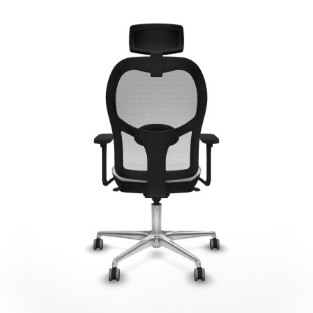 Sedia Ufficio con Poggiatesta Piqueras y Crespo 3D086G2 Bianco