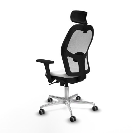 Chaise de Bureau avec Appui-tête Piqueras y Crespo 3D086G2 Blanc