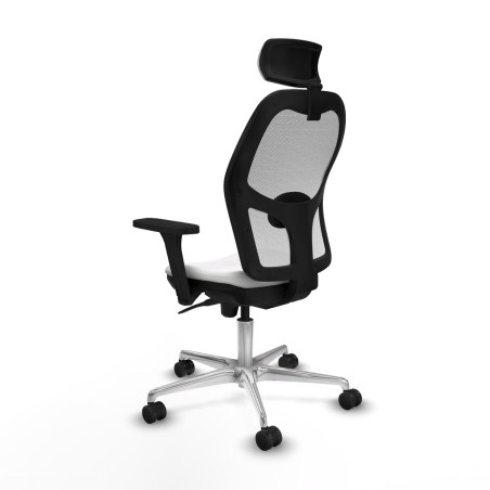 Chaise de Bureau avec Appui-tête Piqueras y Crespo 3D086N2 Blanc