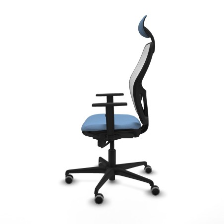 Office Chair with Headrest Jorquera Piqueras y Crespo 1D036G1 Sky blue