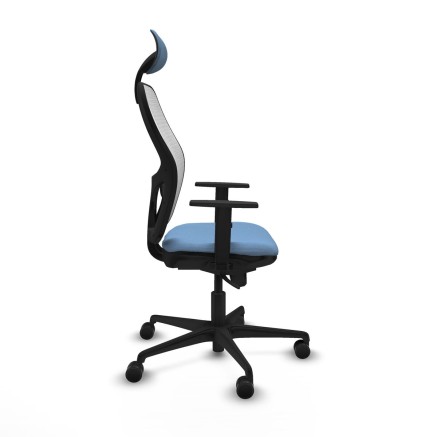 Office Chair with Headrest Jorquera Piqueras y Crespo 1D036N1 Sky blue 2