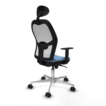 Office Chair with Headrest Jorquera Piqueras y Crespo 1D086N1 Sky blue