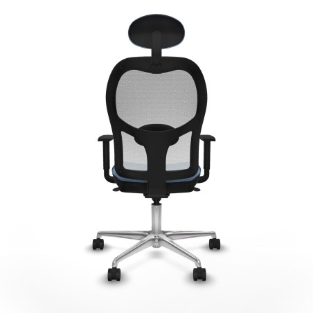Office Chair with Headrest Jorquera Piqueras y Crespo 1D086N1 Sky blue