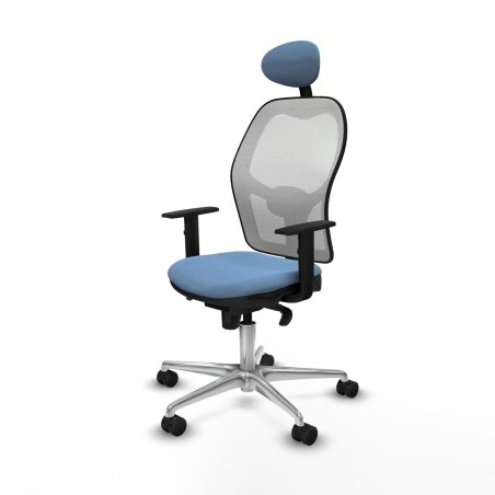 Office Chair with Headrest Jorquera Piqueras y Crespo 1D086N1 Sky blue