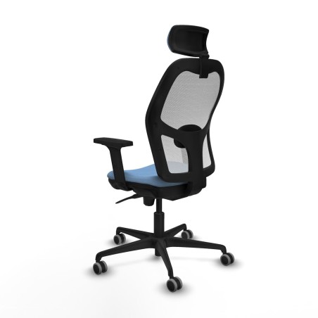 Sedia Ufficio con Poggiatesta Piqueras y Crespo 2D036G2 Blu cielo