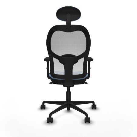 Sedia Ufficio con Poggiatesta Piqueras y Crespo 2D036N1 Blu cielo
