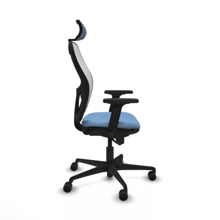 Office Chair with Headrest Piqueras y Crespo 2D036N2 Sky blue 2