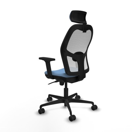 Sedia Ufficio con Poggiatesta Piqueras y Crespo 2D036N2 Blu cielo