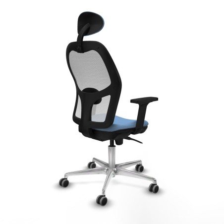 Office Chair with Headrest Piqueras y Crespo 2D086G1 Sky blue