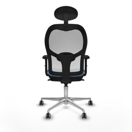 Office Chair with Headrest Piqueras y Crespo 2D086G1 Sky blue