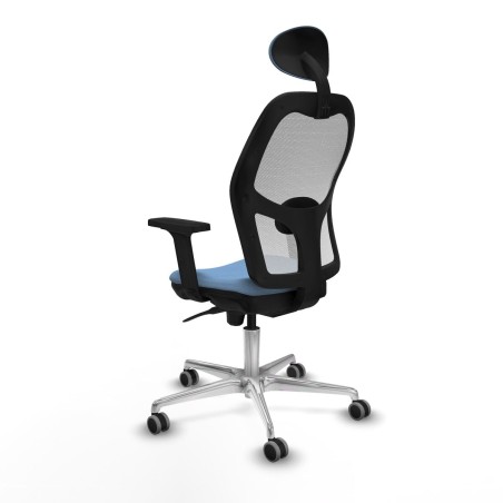 Office Chair with Headrest Piqueras y Crespo 2D086G1 Sky blue