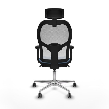 Chaise de Bureau avec Appui-tête Piqueras y Crespo 2D086G2 Bleu ciel