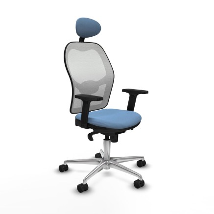 Bürostuhl mit Kopfstütze Piqueras y Crespo 2D086N1 Himmelsblau