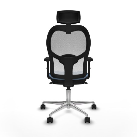 Bürostuhl mit Kopfstütze Piqueras y Crespo 2D086N2 Himmelsblau