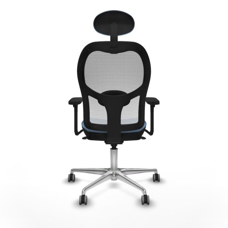 Office Chair with Headrest Piqueras y Crespo 3D086G1 Sky blue