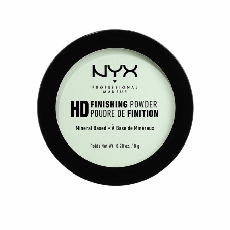Polvos Compactos NYX HD Finishing Powder mint green Colorete (8 g)