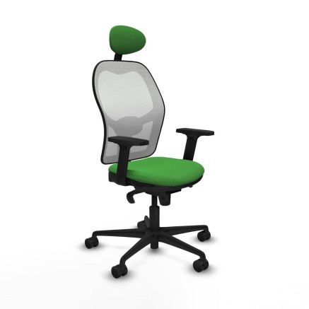 Sedia Ufficio con Poggiatesta Piqueras y Crespo 2D036N1 Verde