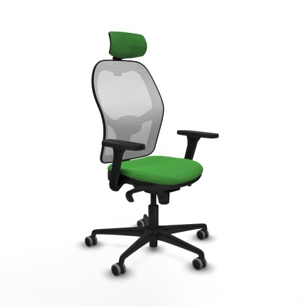 Sedia Ufficio con Poggiatesta Piqueras y Crespo 3D036G2 Verde