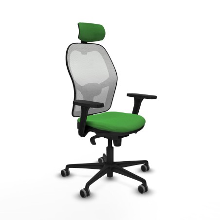 Sedia Ufficio con Poggiatesta Piqueras y Crespo 3D036G2 Verde