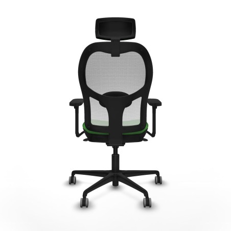 Sedia Ufficio con Poggiatesta Piqueras y Crespo 3D036G2 Verde