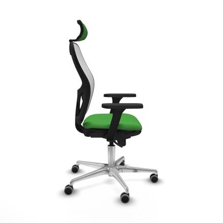 Office Chair with Headrest Piqueras y Crespo 3D086G2 Green 2