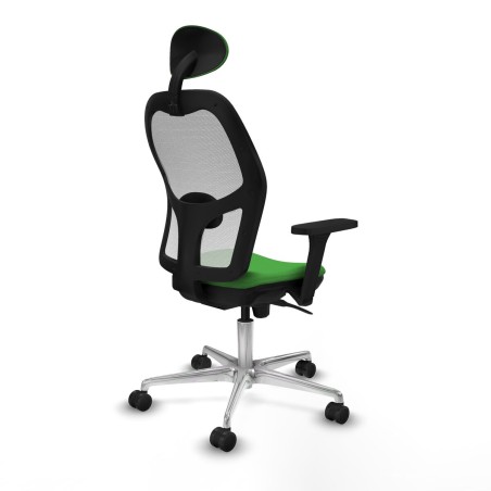 Sedia Ufficio con Poggiatesta Piqueras y Crespo 3D086N1 Verde