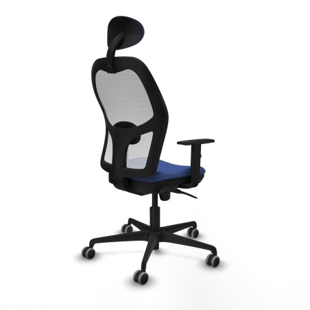 Sedia Ufficio con Poggiatesta Jorquera Piqueras y Crespo 1D036G1 Blu M