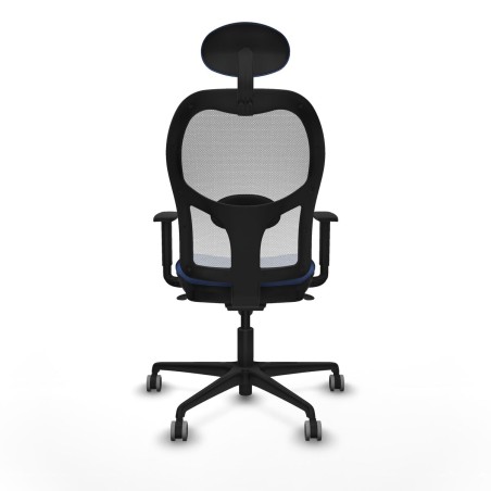 Sedia Ufficio con Poggiatesta Jorquera Piqueras y Crespo 1D036G1 Blu M