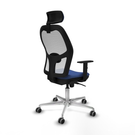Office Chair with Headrest Piqueras y Crespo 1D086G2 Navy Blue