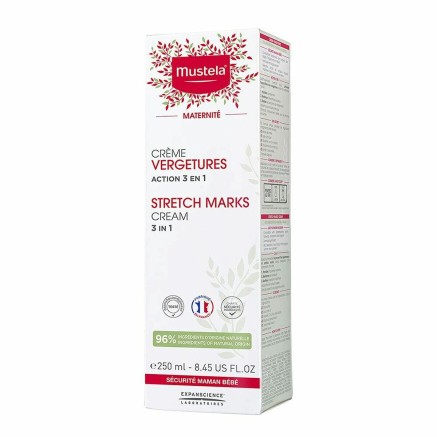 Anti-Stretch Mark Cream Mustela 1667809 3-in-1 250 ml 2