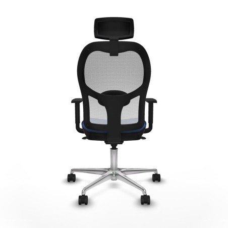 Office Chair with Headrest Piqueras y Crespo 1D086N2 Navy Blue