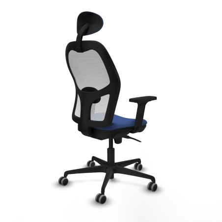 Chaise de Bureau avec Appui-tête Piqueras y Crespo 2D036G1 Blue marin