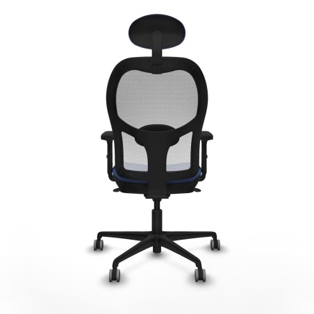 Chaise de Bureau avec Appui-tête Piqueras y Crespo 2D036G1 Blue marin