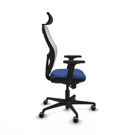 Office Chair with Headrest Piqueras y Crespo 2D036G2 Navy Blue 2