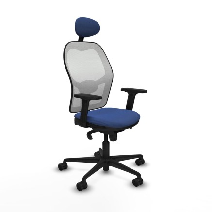 Bürostuhl mit Kopfstütze Piqueras y Crespo 2D036N1 Marineblau