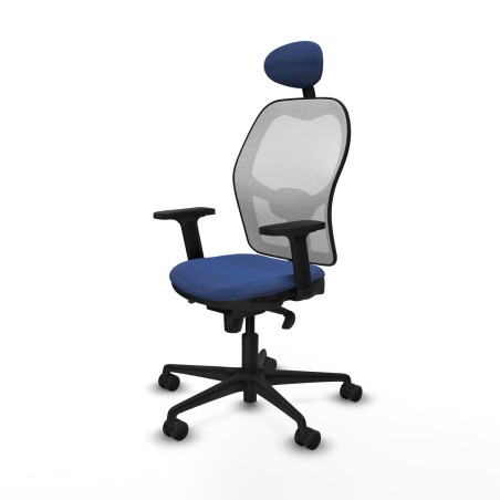Bürostuhl mit Kopfstütze Piqueras y Crespo 2D036N1 Marineblau