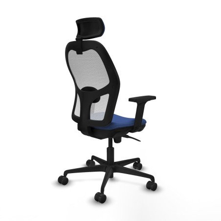 Sedia Ufficio con Poggiatesta Piqueras y Crespo 2D036N2 Blu Marino