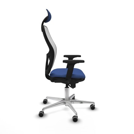Office Chair with Headrest Piqueras y Crespo 2D086G1 Navy Blue 2