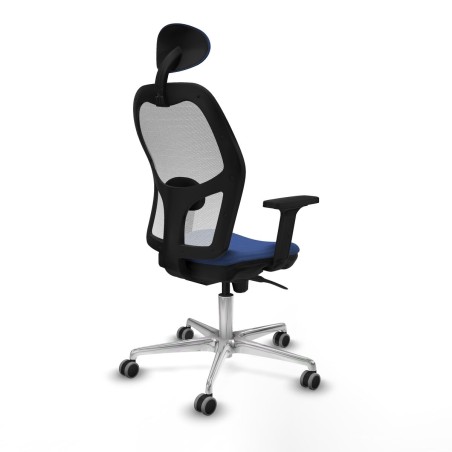 Office Chair with Headrest Piqueras y Crespo 2D086G1 Navy Blue