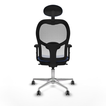 Chaise de Bureau avec Appui-tête Piqueras y Crespo 2D086G1 Blue marin
