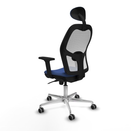 Office Chair with Headrest Piqueras y Crespo 2D086G1 Navy Blue