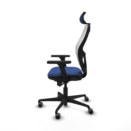 Sedia Ufficio con Poggiatesta Piqueras y Crespo 3D036G2 Blu Marino