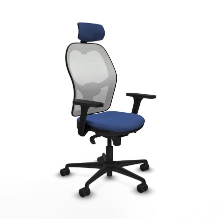 Bürostuhl mit Kopfstütze Piqueras y Crespo 3D036N2 Marineblau